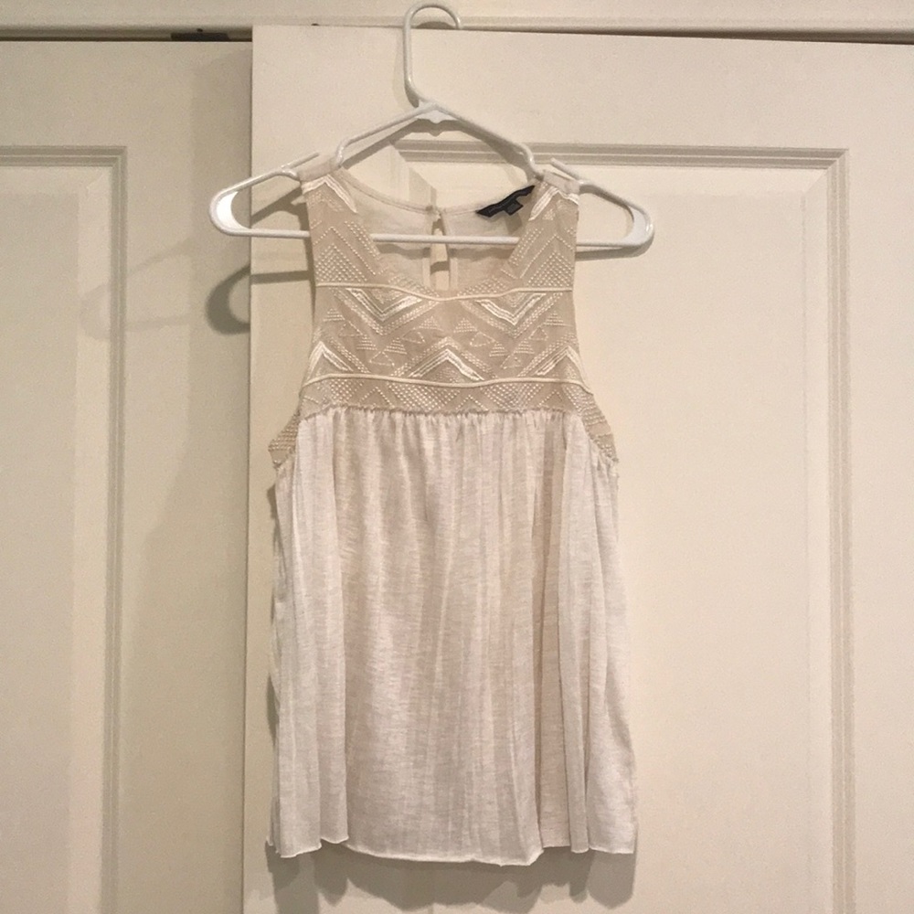 Off White Tank Top